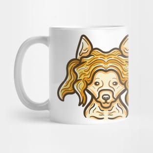 Cute chinese crested dog Mug